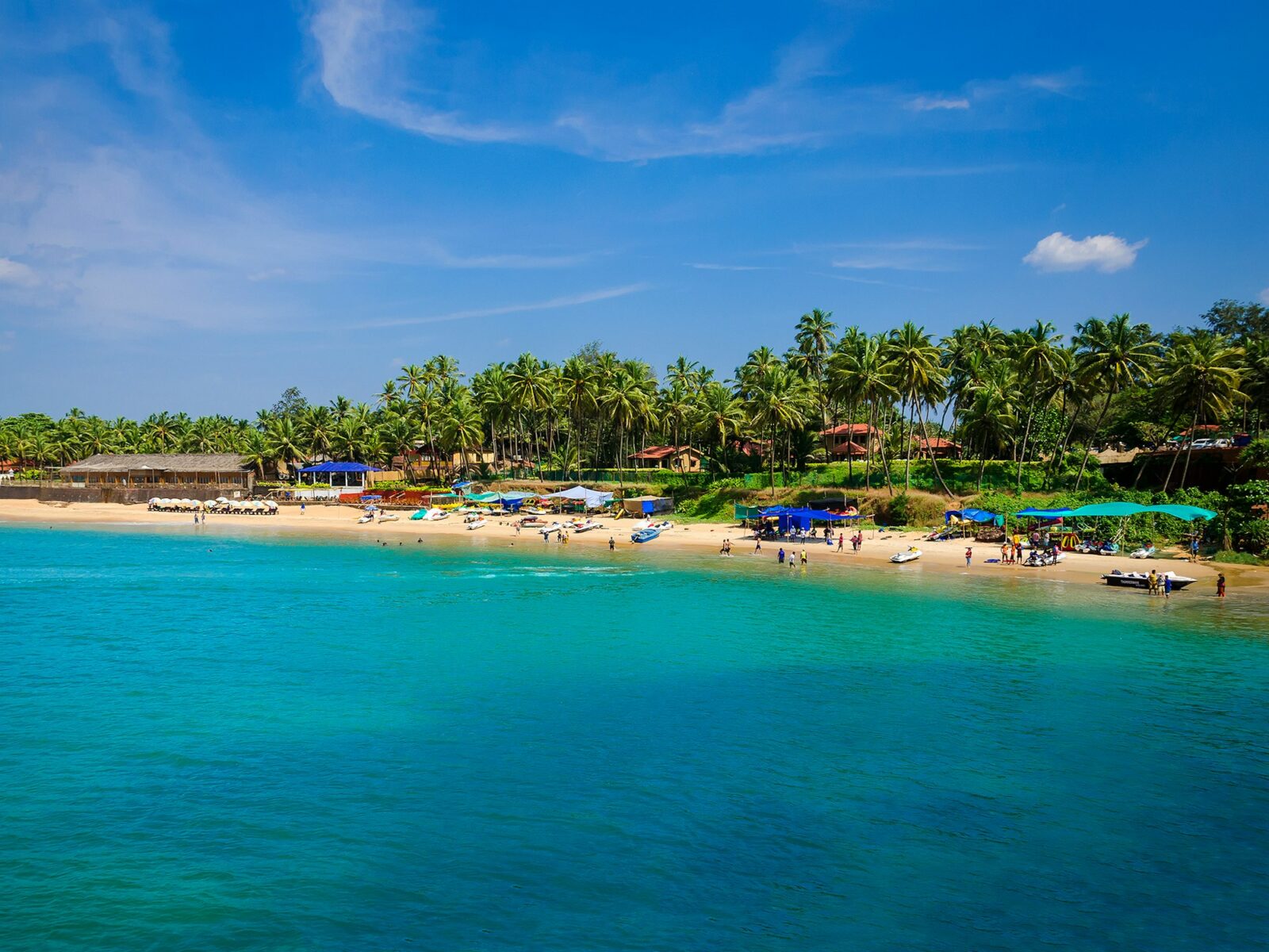 The Sri Lankan coastline from above